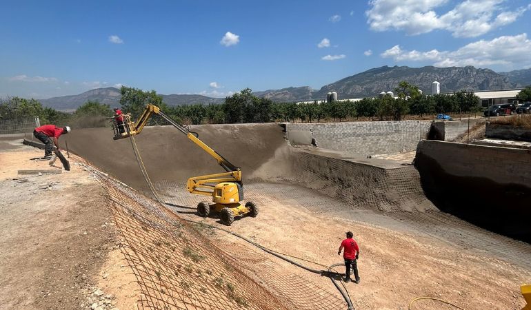 Gunitat de formigó Serveis